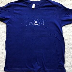 Apple Camp T-Shirt--Size 14 Youth / American Apparel / Apple Computer